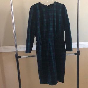 Vintage plaid dress. Waist is 15 inches wide and 41 inches long.
